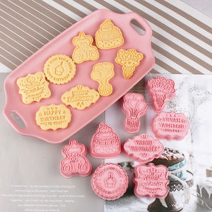 Molde cortador de galletas de <span class=keywords><strong>feliz</strong></span> <span class=keywords><strong>cumpleaños</strong></span> para niños, herramientas de bricolaje para pastel, decoración de fiesta de <span class=keywords><strong>cumpleaños</strong></span>, suministros para Baby Shower, cortador de galletas, regalos de fiesta - Product Image 3