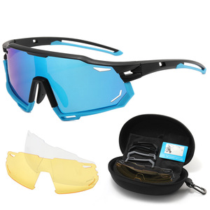 Gafas de ciclismo personalizadas para hombre y mujer, juego de gafas de sol para deportes al aire libre, lentes para montar de noche y de día - Product Image 3