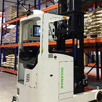 Robot Mobile Reach Truck Listrik LYB1500 Bersertifikasi CE dengan Penanganan Pallet Otomatis untuk Logistik Gudang Pabrik