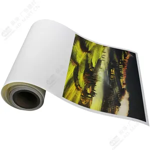 Hoge Glanzend Fotopapier Roll Waterdichte Glossy/Satijn/Glans Foto Roll Papier Zelfklevende Inkjet Voor Grootformaat afdrukken