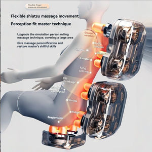 Zero Gravity Massagestuhl Ganzkörper Luxus Büro Elektrisch 4D Shiatsu Knetend Pediküre Verstellbar Klappbar Tragbar PU-Leder - Product Image 6