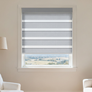 Điện cơ giới Scandinavian phong cách Zebra cửa sổ Shades-đồng bằng kỹ thuật màn kiểm soát ánh sáng Polyester cho trang trí nội thất hiện đại - Product Image 2