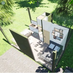 24mq piccola casa di vetro ad energia solare spazio di lavoro personalizzato nella foresta Design nordico casa a distanza in svezia - Product Image 4