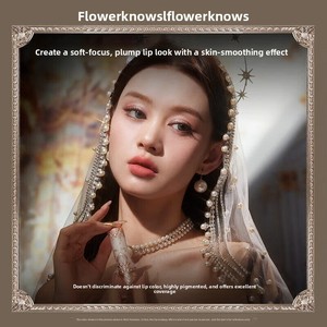 Flower Knows Serie Little Angel C09 Black Angel Lip Mud Stick Rossetto Opaco Naturale Versatile Illuminante Regalo per le Feste - Product Image 3