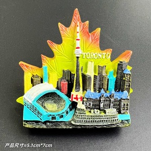 Imã de Geladeira 3D Personalizado do Canadá, Souvenir de <span class=keywords><strong>Toronto</strong></span>, Vancouver e Cataratas do Niágara, Coleção de Pontos Turísticos da Cidade - Product Image 2