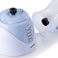 Blender électrique AKANE avec gobelet en plastique pratique de 1,5 L, moteur stable de 450 W et quatre lames pour les smoothies quotidiens