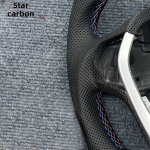 Volante de Fibra de Carbono Personalizado Directo de Fábrica con Mejora de Cuero para Modelos Mini Serie 3 Chasis F M2 X3 Serie 3 F C - Product Image 4