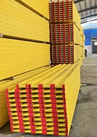 Vigas de Madera Amarilla H20, Vigas de Madera de Grado de Construcción para Encofrados de Construcción