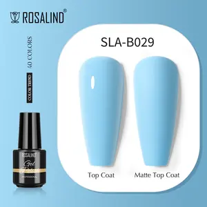 Rosalind Nägel Kunst produkte liefert benutzer definierte Private Label bunte Gel Lack Nagellack OEM UV-LED-Lampe Gel politur einweichen