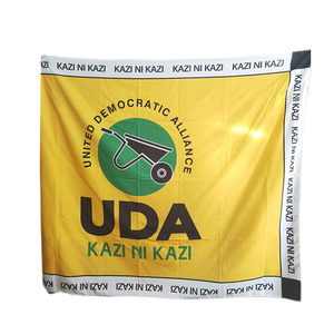 2020 Campaña electoral Diseños de vestido Kanga para tela de algodón con estampado africano para el voto de Zambia - Product Image 6