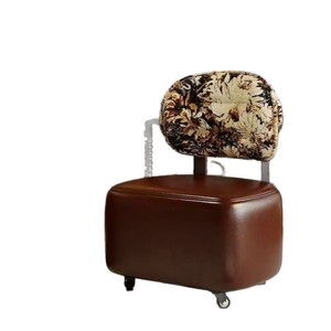 Taburete giratorio de 360 ° con 4 ruedas silenciosas-<span class=keywords><strong>Silla</strong></span> de aprendizaje multifuncional para niños/Taburete de sofá perezoso para sala de estar - Product Image 5