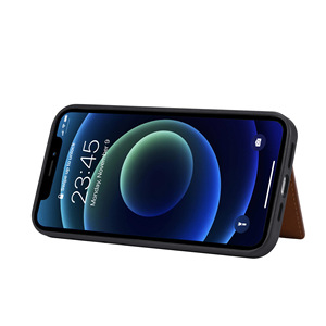 Nouvelle housse de téléphone en cuir PU hybride TPU, housse arrière Flexible pour <span class=keywords><strong>iPhone</strong></span> 11 <span class=keywords><strong>iPhone</strong></span> <span class=keywords><strong>12</strong></span> 13 14 - Product Image 4