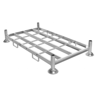 Étagère modulaire en acier doux Q235 galvanisé à chaud, marque TER, capacité 2000 kg, M2-2.0T, équipement de stockage facile à empiler pour palettes
