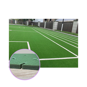 Base Amortiguadora <span class=keywords><strong>de</strong></span> 10 mm <span class=keywords><strong>para</strong></span> Fútbol y Baloncesto, Material PP, Césped Sintético, Suelo Deportivo <span class=keywords><strong>para</strong></span> Campos Deportivos <span class=keywords><strong>de</strong></span> Césped, Césped Artificial - Product Image 1
