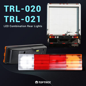 नया आगमन 12/24v वाटरप्रूफ एलईडी टेल लैंप स्टॉप ट्रक ट्रेलरों के लिए उच्च गुणवत्ता वाले बेंज संयोजन टेल लाइट - Product Image 4