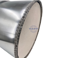 YONGYONG Filter Partikel Diesel Baja Tahan Karat Euro 6 Baru, Pemasangan Universal untuk MAN TGX TGS OE 81151030164 81151039168