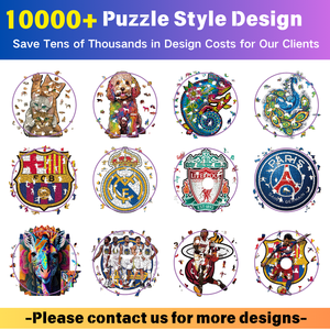 Fabricantes de Rompecabezas Personalizados MCX, Diseño de Logotipo, Rompecabezas 3D, Manualidades, Madera, Papel, Acrílico, MDF/HDF, A3/A4/A5 - Product Image 2