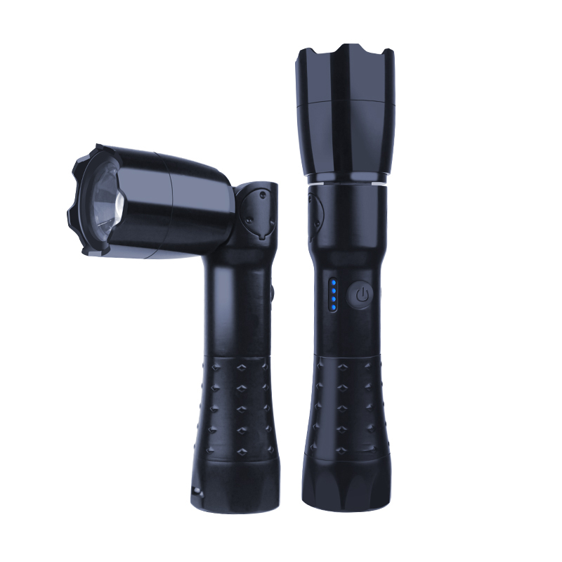 Foxhawk JW7633 DC 3.7V 2600mAh 300 Lumens IP66 Right Angle USB Strobe Rechargeable LED Magnetic Workshop Work Light 6000K