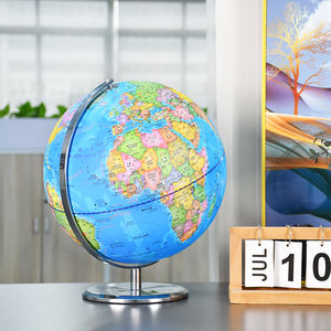 Globo Terráqueo de Geografía de 30.5 cm, Globo Terráqueo Giratorio de Metal con Mapa <span class=keywords><strong>del</strong></span> <span class=keywords><strong>Mundo</strong></span> para Niños, Modelo de Globo de Geografía, Decoración para el Hogar y la Oficina - Product Image 6