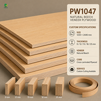 Contreplaqué en placage de chêne naturel 18 mm 1220x2440 mm E0, contreplaqué en placage de bois dur pour la décoration intérieure des armoires de cuisine