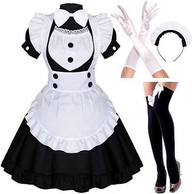 black white bow