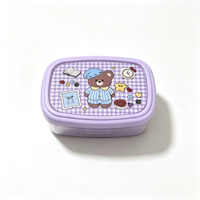 HD Custom Design Inner Film Packaging Stickers Microwave Safe PP Plastic Fresh Food Storage Container Labels