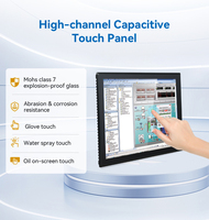 TouchWo Panel PC Industrial Todo en Uno con Pantalla Táctil Capacitiva Integrada de 10 Puntos y Marco Abierto de 15/15.6 Pulgadas, Resolución FHD para