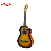 Aiersi Music Musical Instruments Matt Colour Classical Guitar with High Quality for Sale