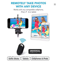 Tombol Saklar Kamera Remote Control BT Kualitas Pabrik Harga Grosir untuk Ponsel, Fotografi Selfie IOS Android