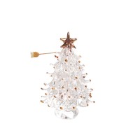 Ornement de Noël en cristal, cadeau de Noël en vitrail pour femmes, décoration de maison unique et créative