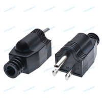 Adaptateur de prise électrique mâle Nema 5-15P 125V 15A à 3 broches américaines, en ABS, réutilisable, pour rallonge