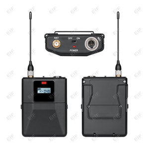 EIF AD4D-3 Multiple Styles of <b>Wireless</b> <b>Microphones</b> Dual Channel UHF with XLR Connector AA Battery for Karaoke OEM Services - Product Image 5