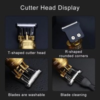Tondeuse à cheveux professionnelle rechargeable T9, tondeuse électrique pour hommes, rasoir de style vintage