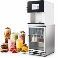 Distributeur de boissons intelligent commercial, distributeur de bubble tea, machine à faire du thé au lait, distributeur de bubble tea commercial