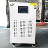 Régulateur de tension automatique triphasé à enroulement en cuivre 50 kVA |   98% d'efficacité élevée, écran LCD |   Protection des équipements CE OEM