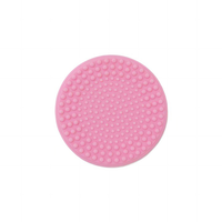 Tapis de nettoyage rond en silicone pour pinceaux de maquillage, mini 55MM, tampon nettoyant cosmétique portable, outil de lavage de beauté avec ventouse personnalisée