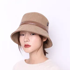 Saintgo tùy chỉnh Cổ Điển Mùa thu mùa đông của phụ nữ vải to sợi xô Mũ thời trang đồng bằng với phim hoạt hình Lá thư mẫu cho người lớn - Product Image 1