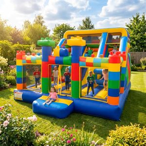 Casa <span class=keywords><strong>de</strong></span> Juegos <span class=keywords><strong>Inflable</strong></span> Comercial, Corralito <span class=keywords><strong>de</strong></span> PVC para Niños, Centro <span class=keywords><strong>de</strong></span> Juegos para Fiestas Infantiles, <span class=keywords><strong>Alquiler</strong></span> para Uso en Interiores y Exteriores - Product Image 1