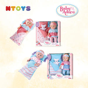 Belle poupée de <span class=keywords><strong>corps</strong></span> <span class=keywords><strong>dur</strong></span> de 14 pouces poupée bébé série Sweet Dream comprenant 4 pièces accessoires pour enfants cadeau - Product Image 4