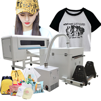 Mesin Printer DTF A3 Multicolor untuk Kaos, Dilengkapi Mesin Penggoyang Bubuk