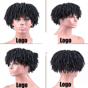 Perruque courte en <span class=keywords><strong>dreadlocks</strong></span> pour <span class=keywords><strong>homme</strong></span>, tendance, moelleuse, douce et confortable, en stock, prix de gros d'usine - Product Image 2