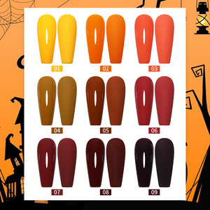 IMTITI personalizado marca privada calabaza naranja Color rojo Soak Off Gel esmalte <span class=keywords><strong>de</strong></span> uñas para Otoño Invierno <span class=keywords><strong>Halloween</strong></span> Gel polaco - Product Image 2