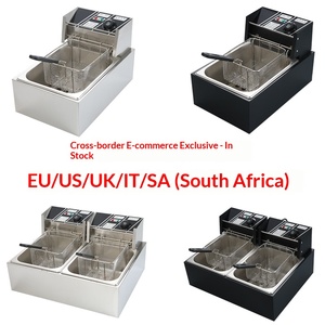 <span class=keywords><strong>Friteuse</strong></span> électrique en acier inoxydable <span class=keywords><strong>6L</strong></span>, 110V/220V, fonction minuterie, prise EU/US, exclusive e-commerce transfrontalier - Product Image 2