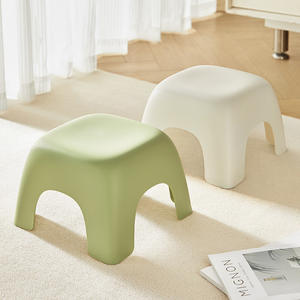 Tabouret de bain en plastique Hy-68 pour bébé, type carré large, épaissi, antidérapant, en PP, multifonctionnel et empilable - Product Image 5