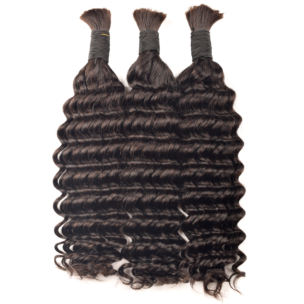 Vast Hair Workshop Craft Detail 10 for KAMA Wholesale Raw Human Hair Braiding Bulk Hair Natural Black Wet and Wave Curl Boho Knotless Human Braiding Hair Bundles