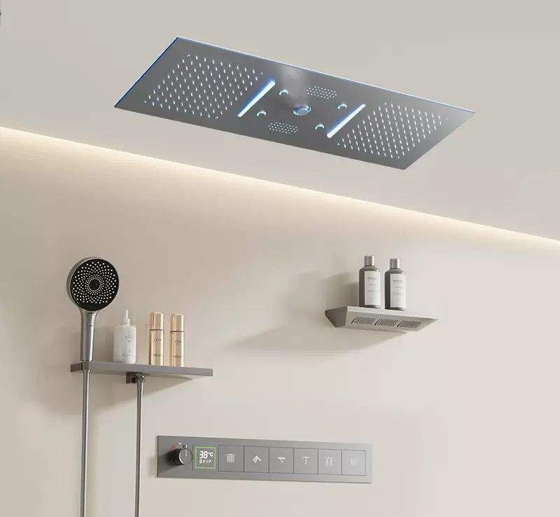 Set doccia grigio canna di fucile