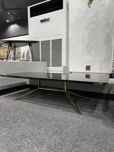 Table d'appoint moderne en marbre noir Cosmos, table basse personnalisée pour hôtels, pierre polie à vendre - Product Image 3