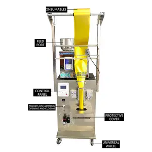 2024 Nova Máquina De Embalagem De Grânulos De Bolsa Pré-feita Doypack Powder Scouring Peanut Powder Packaging Machine