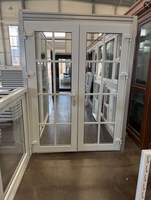 Ventanas de PVC de Diseño Americano, Doble Acristalamiento, Ventana Abatible de PVC