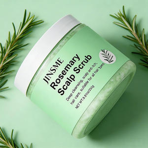 Crème Réparatrice Apaisante et Exfoliante 2-en-1 pour Cuir Chevelu au Romarin, Acides Aminés, Sel Marin et Sucre de Canne, Contrôle du Sébum, Réparation de la Barrière Cutanée (OEM) - Product Image 4